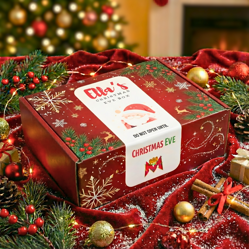 Personalised Santa Christmas Tamper Seals | The Mighty Label (Pack of 4)