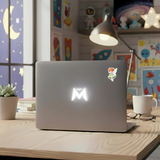 Princess & Fairy Sticker Pack - 12 Water-Resistant Vinyl Decals | The Mighty Label (Red Head)