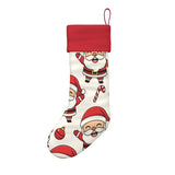 Smiling Santa Christmas Stocking