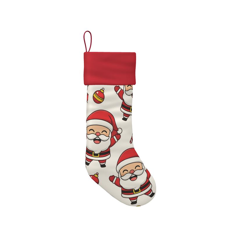 Smiling Santa Christmas Stocking