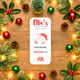 Personalised Santa Christmas Tamper Seals | The Mighty Label (Pack of 4)