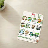 Safari Animal Name Stickers for Kids - Durable Vinyl Labels for Lunchboxes | The Mighty Label