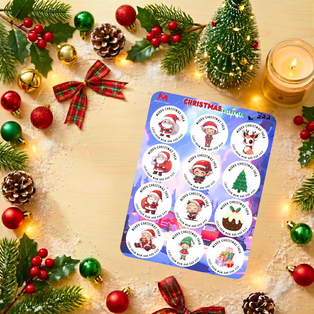 Personalised Christmas Labels | The Mighty Label