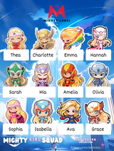Mighty Girl Squad Name Labels - To Unleash Their Inner Hero | The Mighty Label (Blonde)