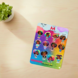 Shimmer Smiles Vinyl Sticker Pack (12 Decals) - Water-Resistant for Laptops | The Mighty Label