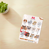 Personalised Dog Name Labels - Waterproof Vinyl for School Supplies | The Mighty Label
