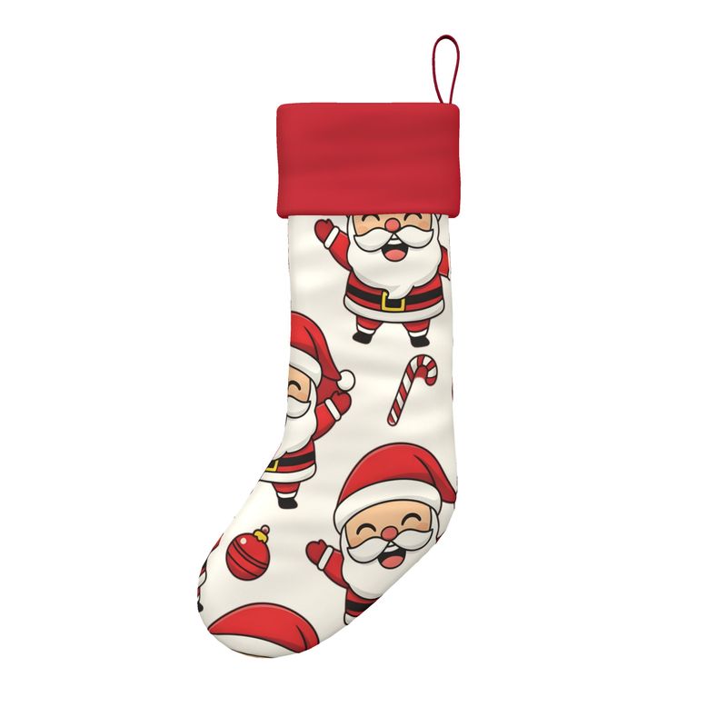Smiling Santa Christmas Stocking