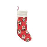 Black Santa Smiles Christmas Stocking
