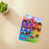 Shimmer Smiles Vinyl Sticker Pack (12 Decals) - Water-Resistant for Laptops | The Mighty Label