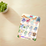 Dinky Dino Custom Clothing Labels - Pack of 24 for School Uniforms | The Mighty Label